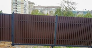 Купить распашные ворота из штакетника Шумерля, цена от 2747 руб.